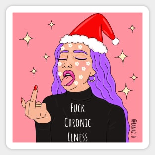 Fuck chronic illness 2021 holiday Sticker